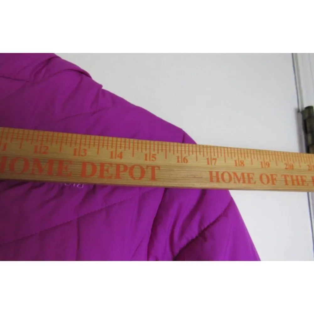 Columbia Girls winter hooded ski snow coat jacket Med 10/12 Purple Fushia